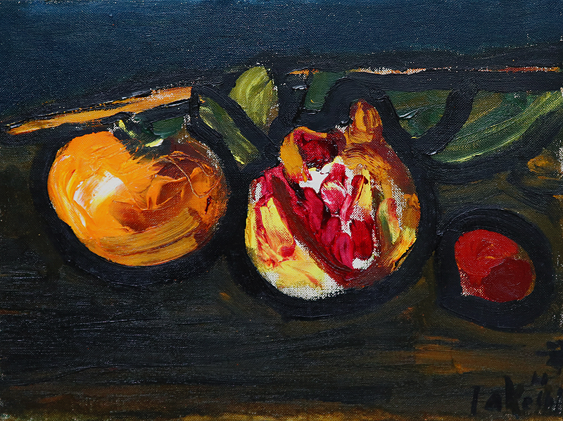 林武 花ガッシュ4号真作絹本美術年鑑1号500万円2000万円評価大巨匠