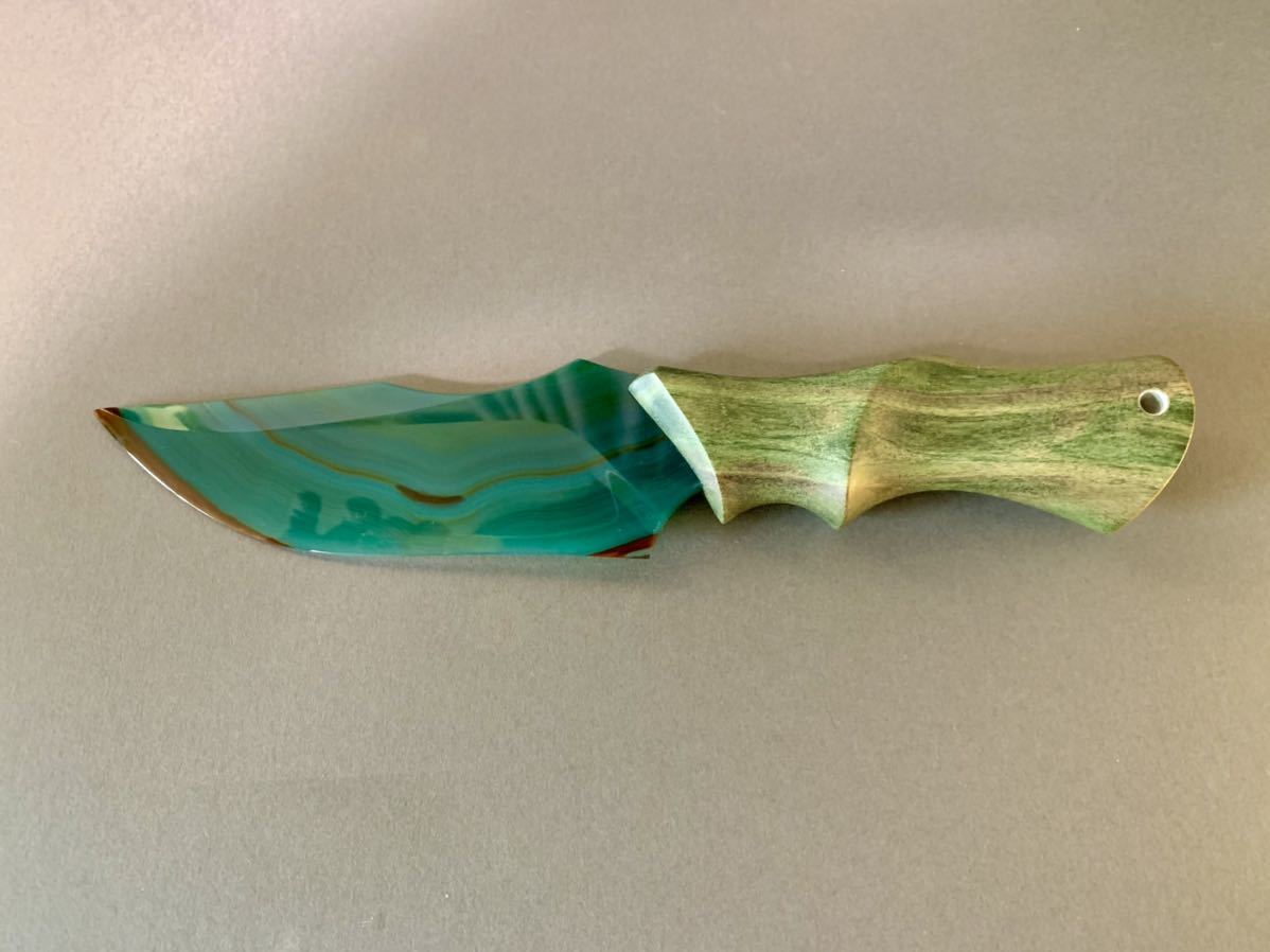 u*d様 [一点物] 精霊石の御守り刀北林竹二 氏作 ストーンナイフ