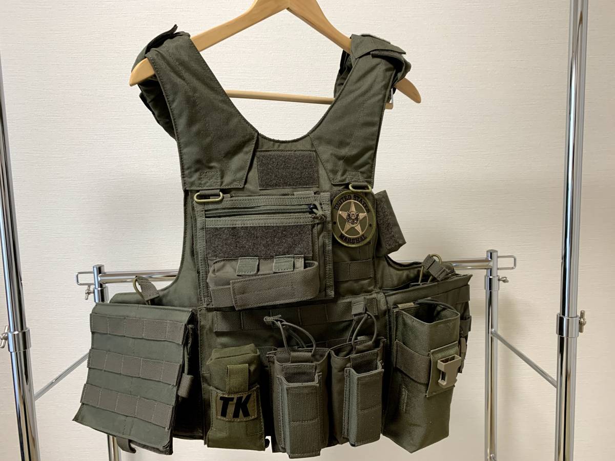 Eagle uav Lサイズ LE装備 レンジャーグリーン us marshal 入手困難