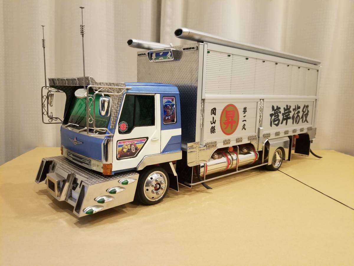 タミヤ1/14 ムネトラ製 廃盤スーパーグレードキャビン 製作途中 タミヤ