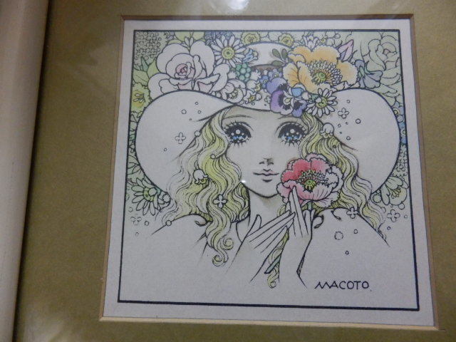 高橋真琴 「Flora-春の女神-」直筆サイン 証明シール 2021年作 高橋