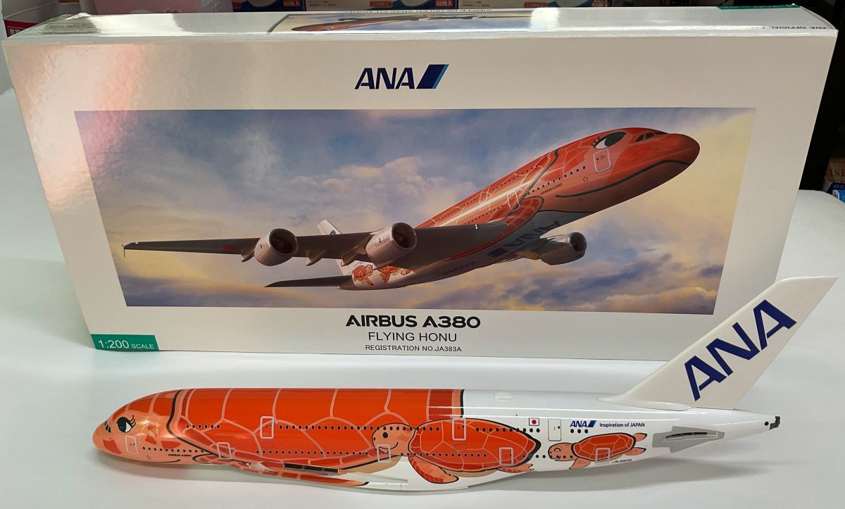 航空機・ヘリコプター ANA AIRBUS A380 FLYING HONU 1:200 JA382A