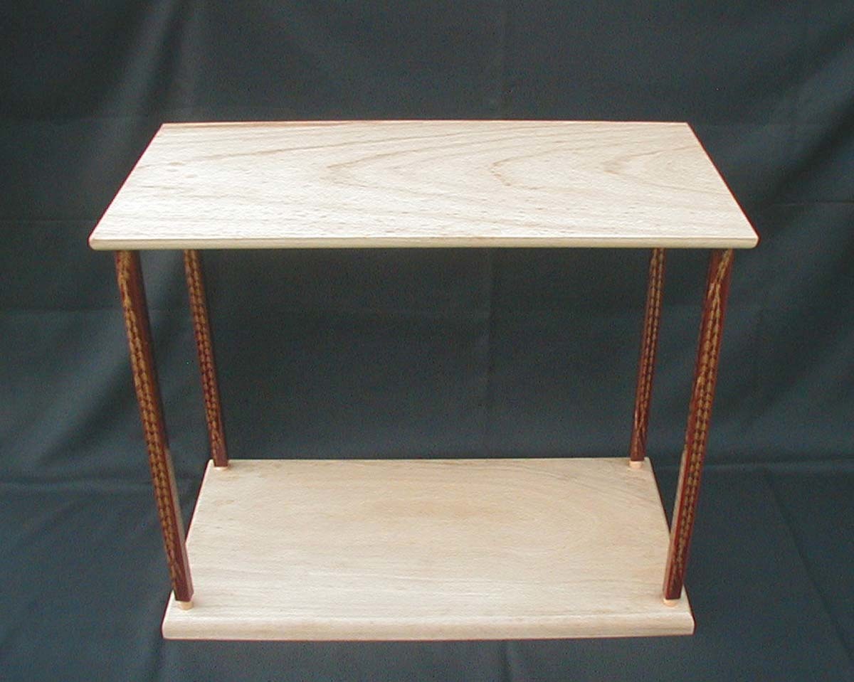 竹台子 茶棚 茶道具 棚物 利休好 茶室 組み立て式 長期保管品 美品 /