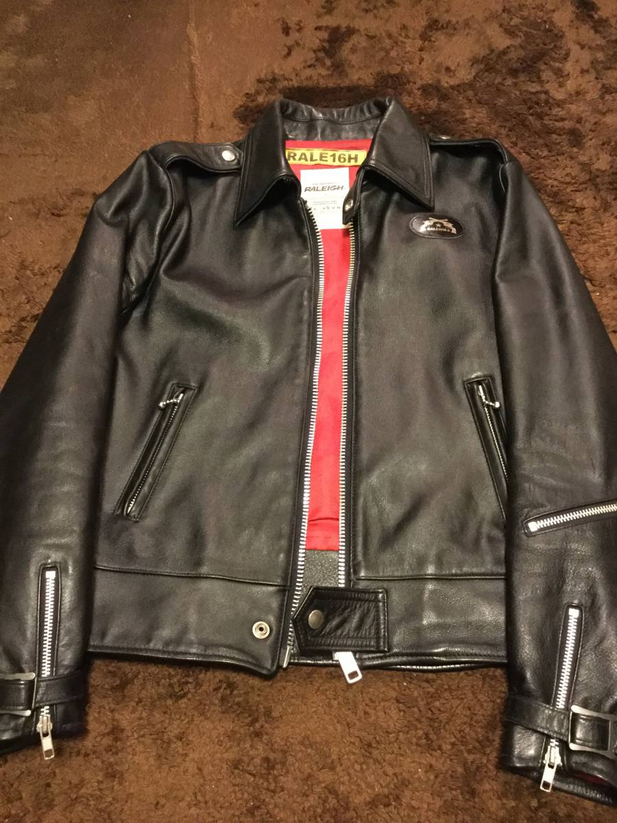 RALEIGH 666 ルイスレザー シングルライダース XS RALEIGH 666 ルイス