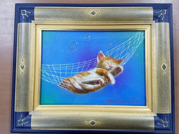 八代亜紀 絵画 油彩F4サイズ 夢の中で 八代亜紀 油彩F4サイズ 夢の中で