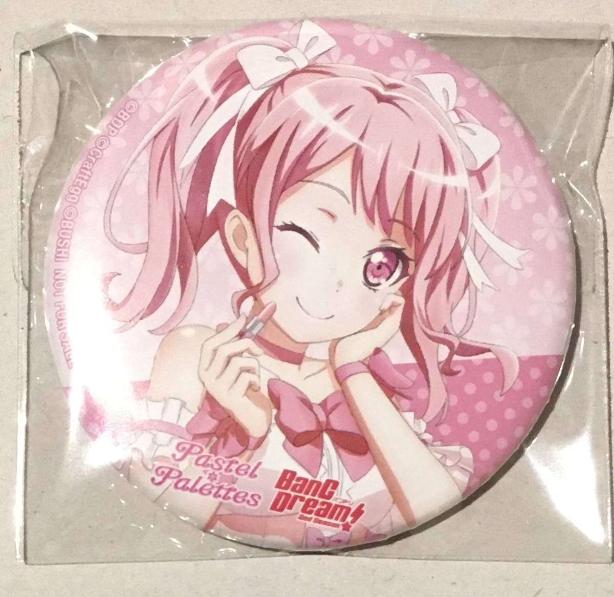 バンドリ 丸山彩 パ・リーグ 缶バッジ バンドリ 丸山彩 パ・リーグ 缶