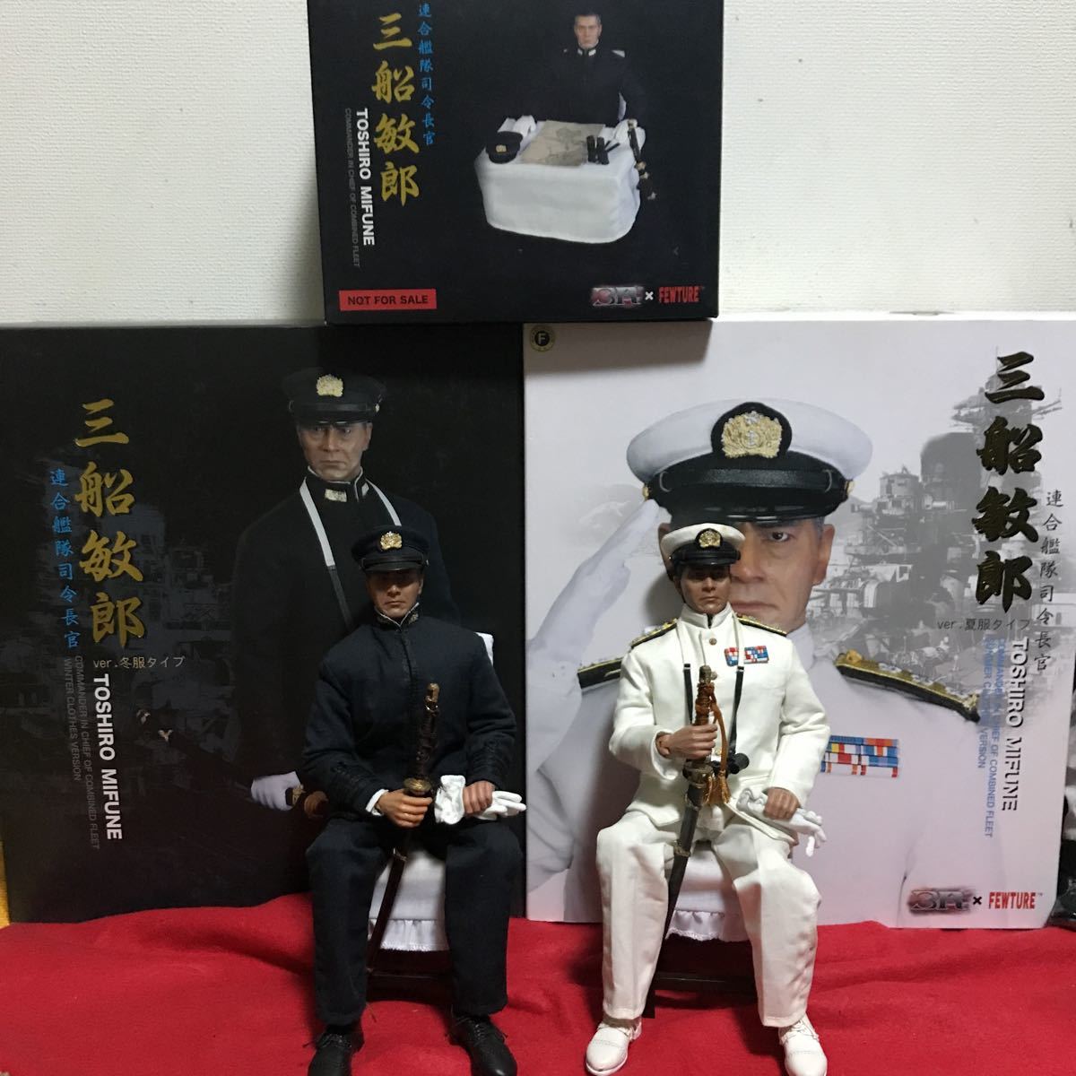 3R 1/6 JP611 連合艦隊司令長官 山本五十六 三船敏郎 夏服 日本
