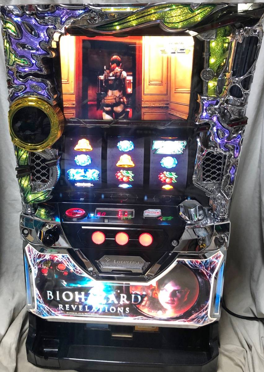 パチスロ実機 バイオハザード リベレーションズ 不要機付 パチスロ実機