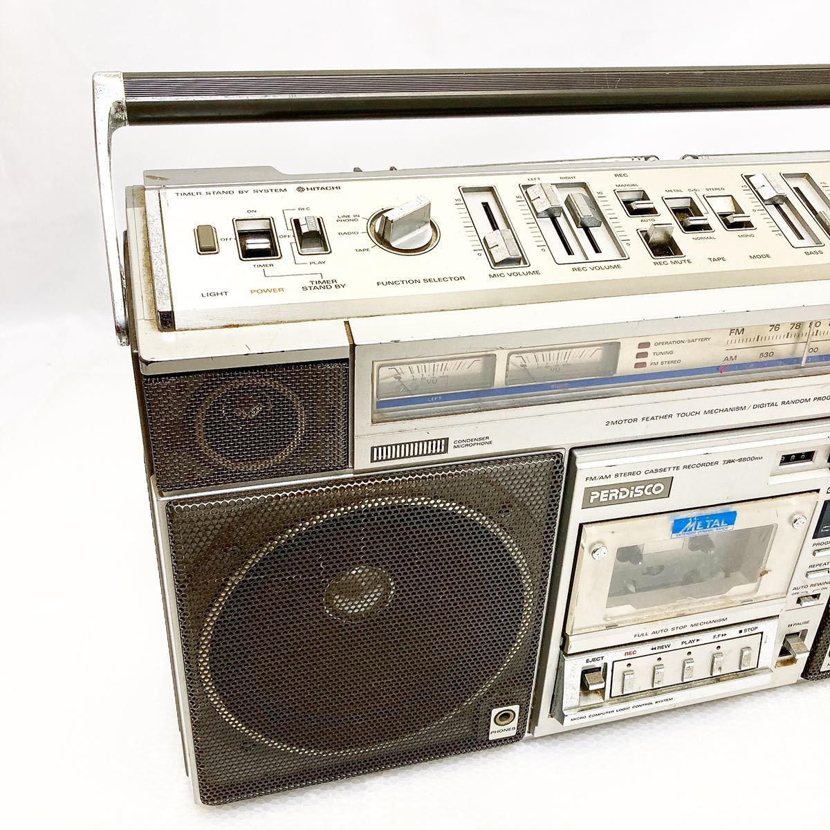 HITACHI TRK-8800 PERDISCO ステレオカセットレコーダー 日立