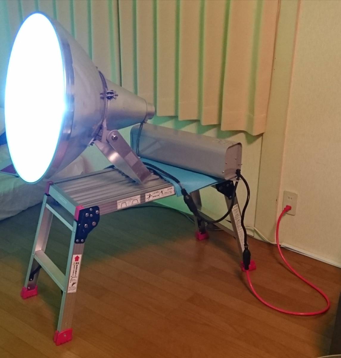 昆虫 ライトトラップ 灯火採集 水銀ランプ 安定器セット 拡散型 200W