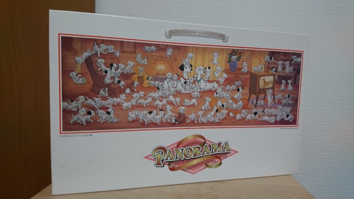 廃盤 101匹わんちゃん大行進 パノラマ 950ピース ジグソーパズル 廃盤