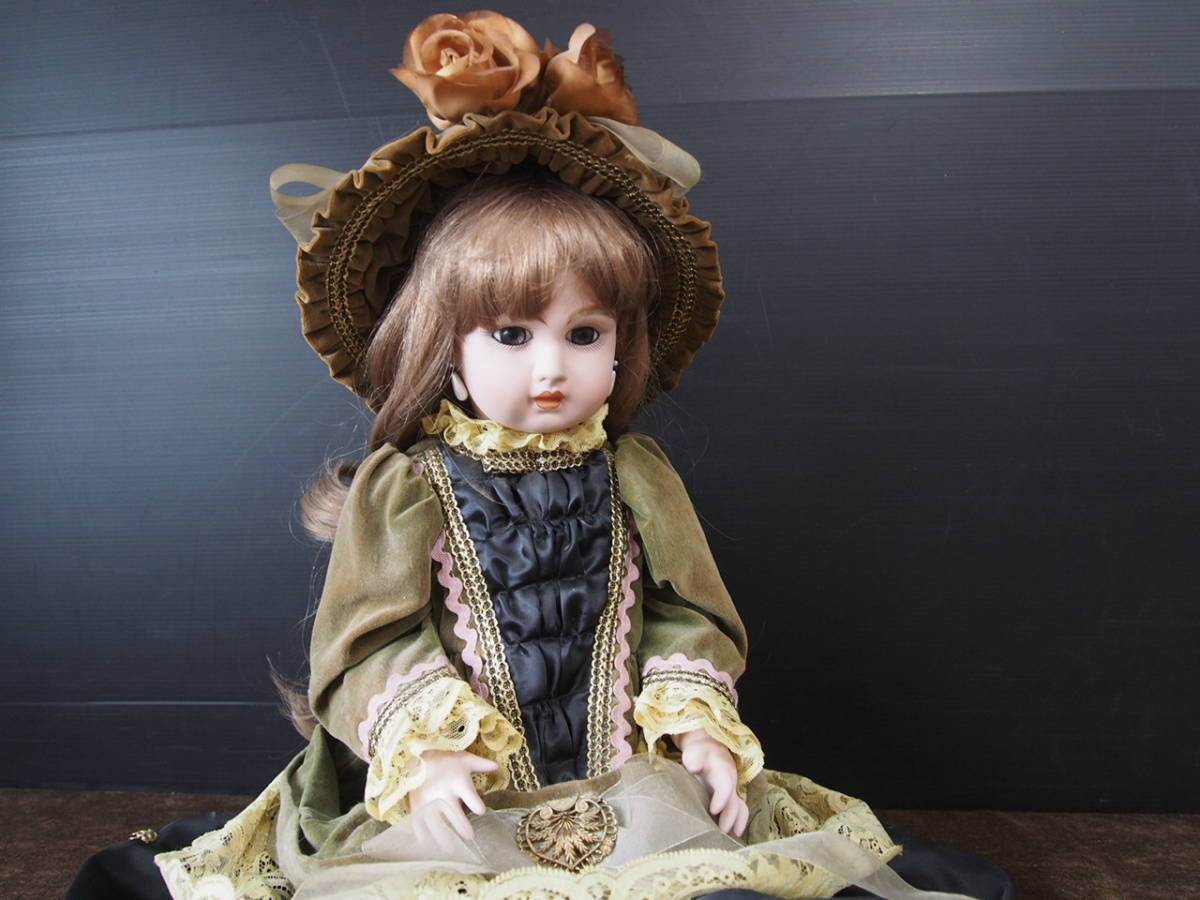 アンティーク風ドール ビスクドール 刻印あり アンティーク風ドール