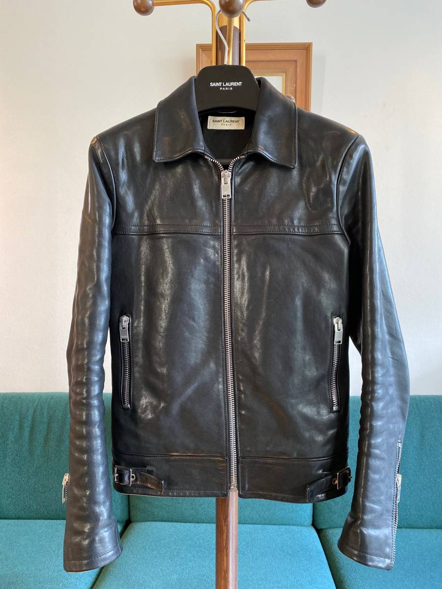saint laurent サンローラン ライダース カフェレーサー レザー