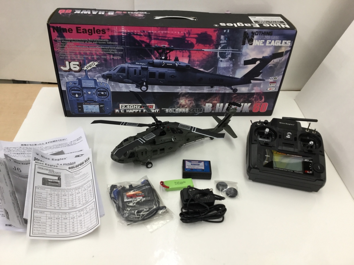 ジャンク品】Nine Eagles SOLO PRO 319 B.HAWK60 ジャンク品】Nine