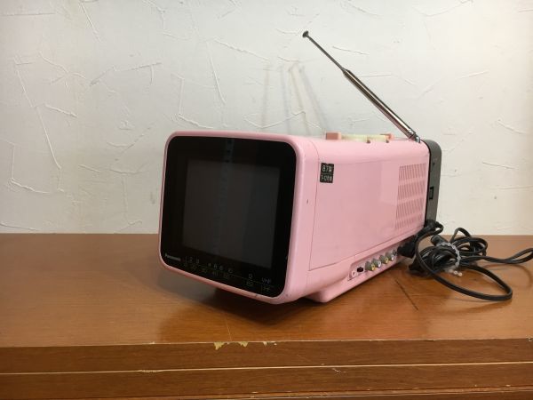 ◈パナソニックPanasonicカラーテレビTH6-X3V◉昭和レトロ希少6型