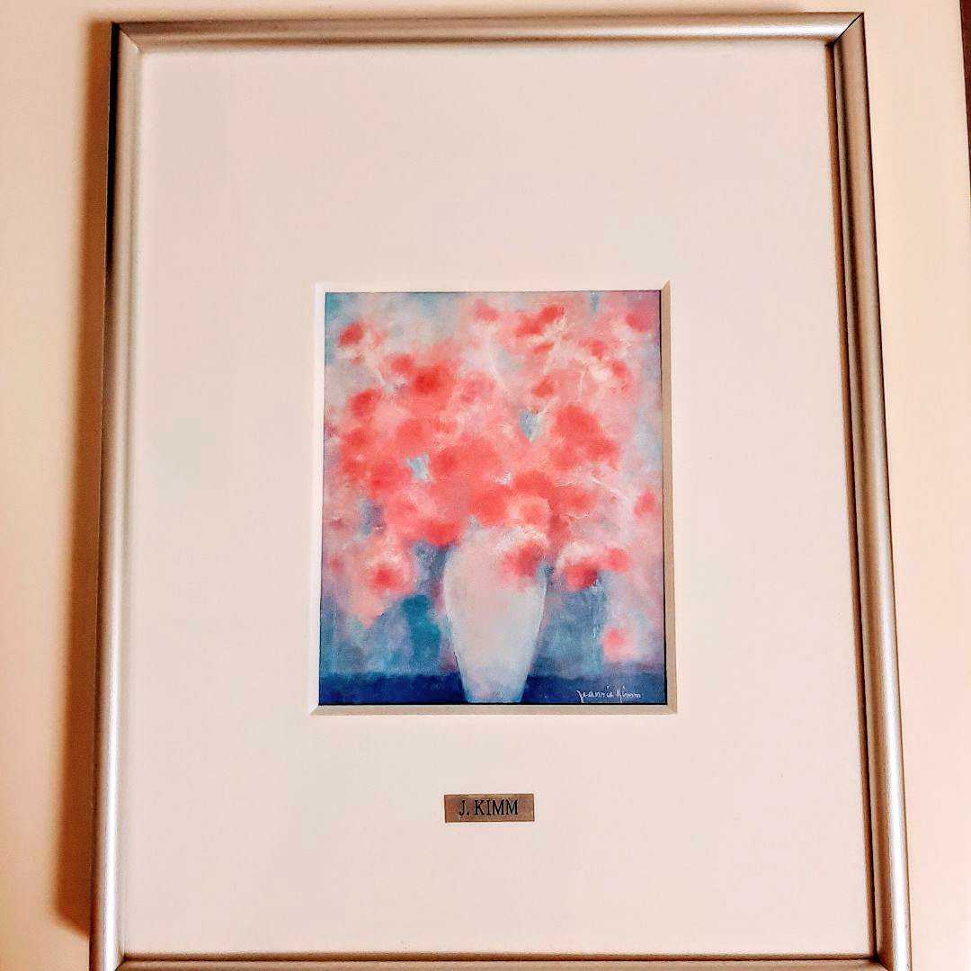 版画 ジニー・キム 35枚限定ジクレー 直筆サイン、ED.証明書有 額装