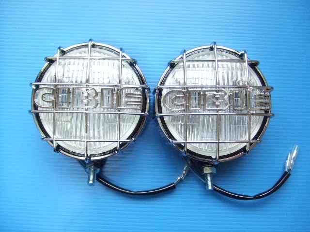 当時物デュアルカウル用CIBIEフォグランプ/ライトカバー付シビエ/検