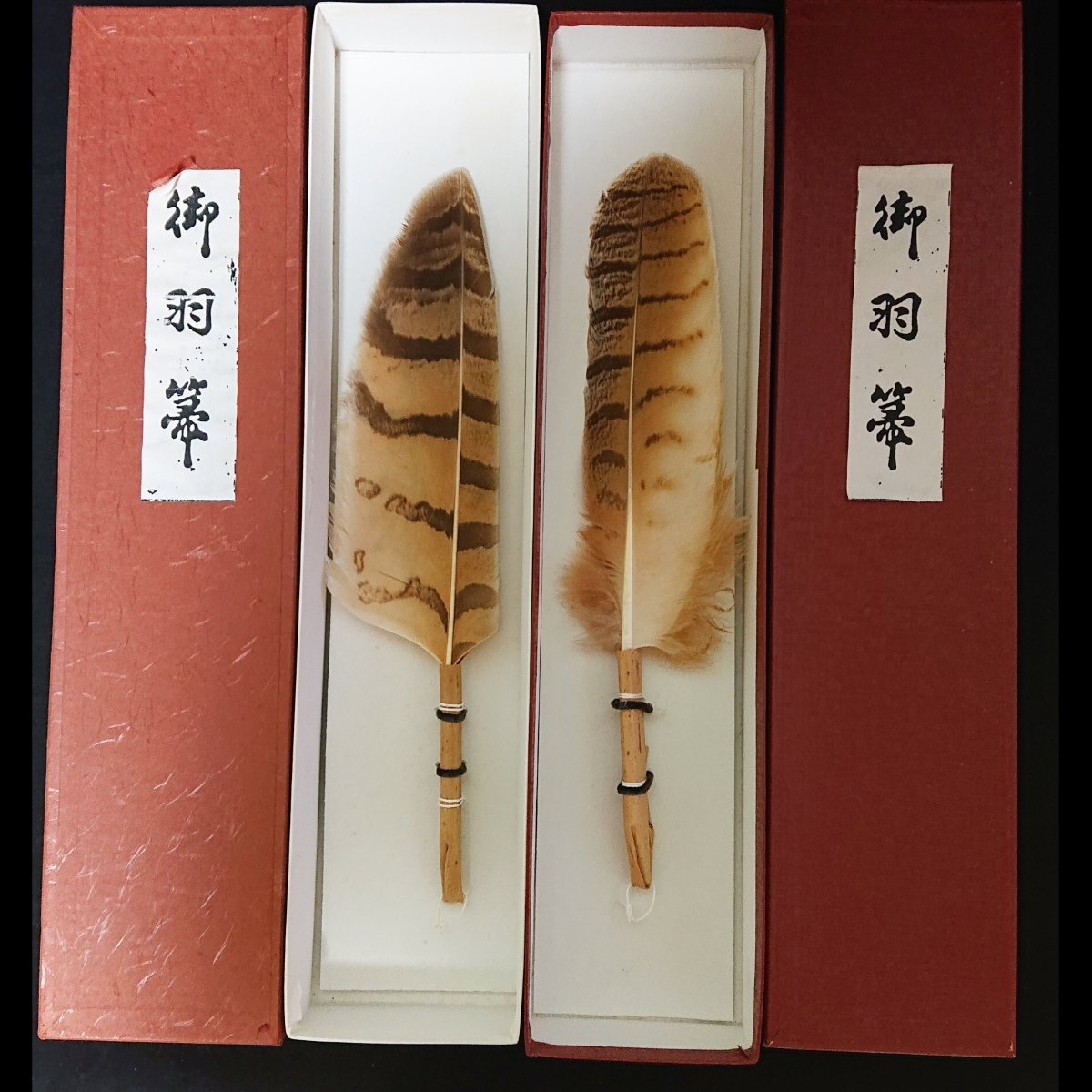 お茶道具 羽箒 2本 羽箒 茶道具 茶道 6：羽箒 茶道具イロハ 御羽箒