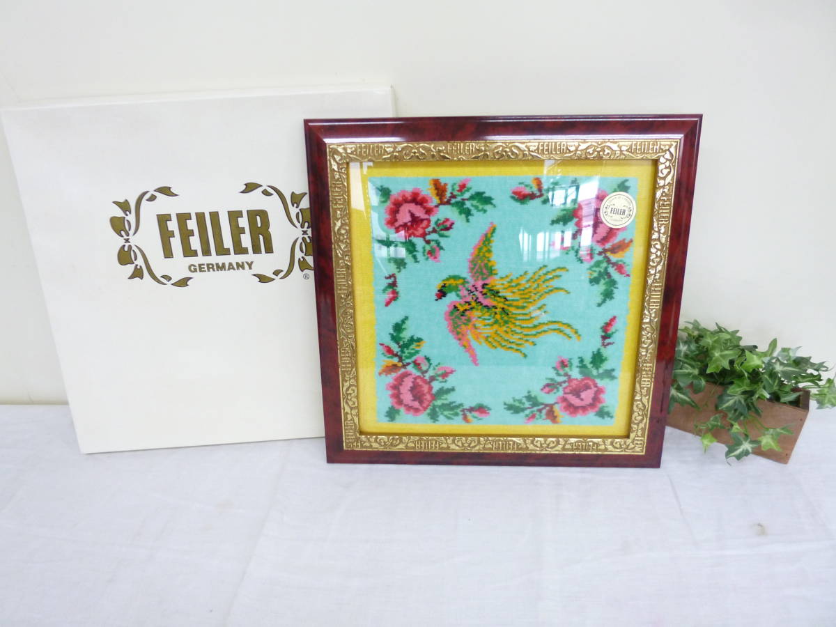 FEILER フェイラー ハンカチ 額縁 非売品 FEILER フェイラー ハンカチ