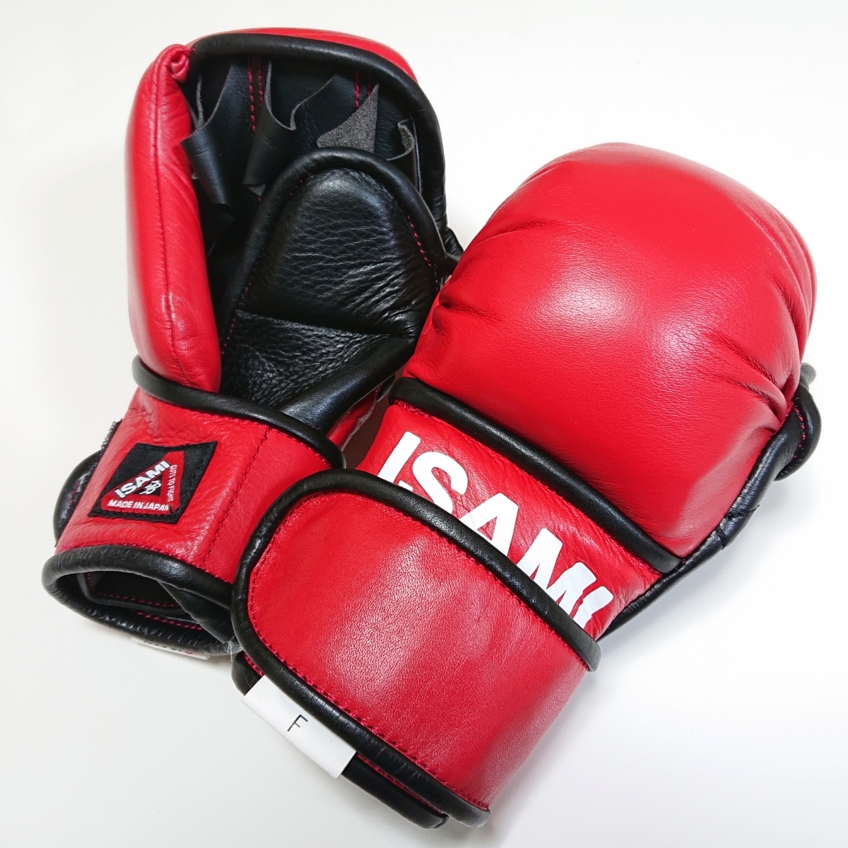 ISAMI ボクシング パウンドグローブ赤/S 収納袋付き