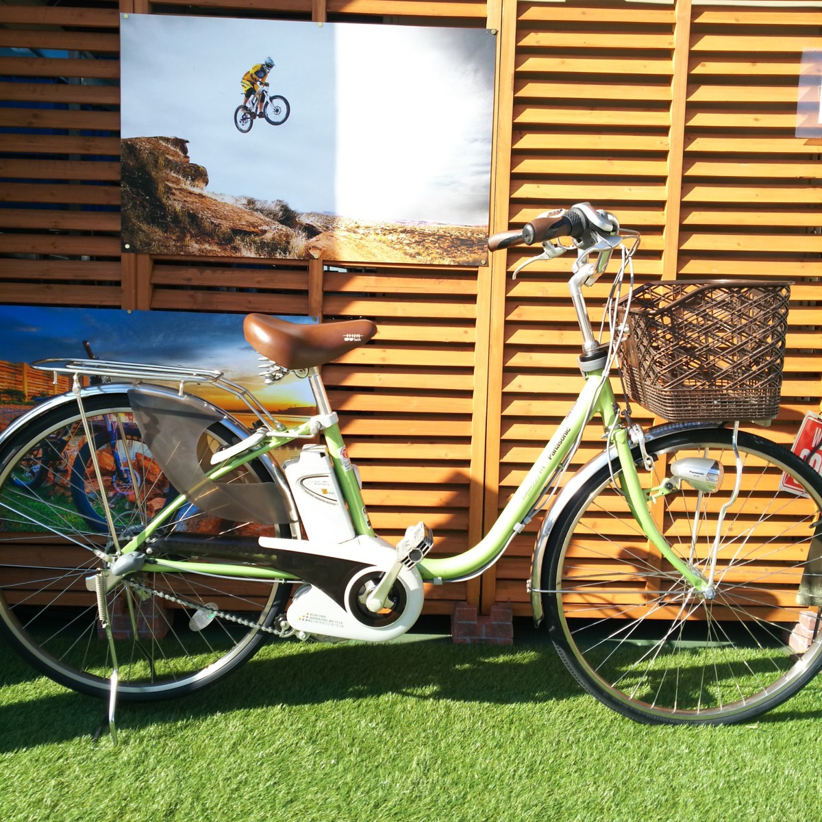 電動自転車 26インチ パナソニック 新基準 ビビ デラックス 大容量7Ah