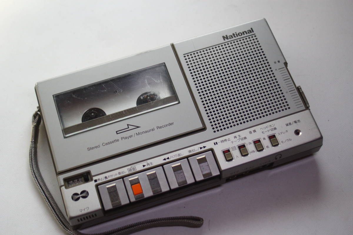 National ナショナル RX-SA10 ポータブルカセットプレーヤー National