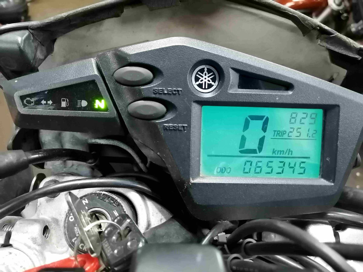 セロー250 メーター