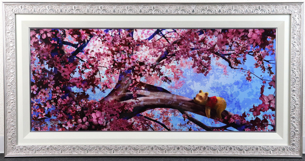 アールビバン ディズニー マセイ プーさん 版画 美品 作品保証書有