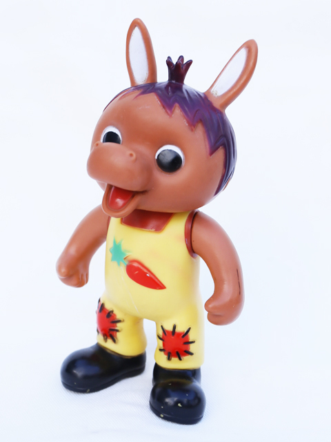 ニッコ－ ロバくん 大サイズ ソフビ 当時物 おはよう子供ショー