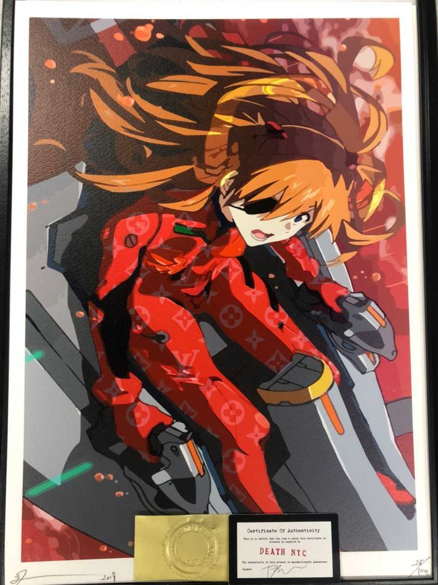 DEATH NYC 世界限定100枚 アートポスター エヴァンゲリオン DEATH NYC