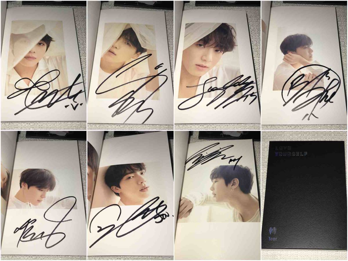 希少❣️ BTS 直筆サイン入りアルバム メンバー全員 BTS 直筆サイン