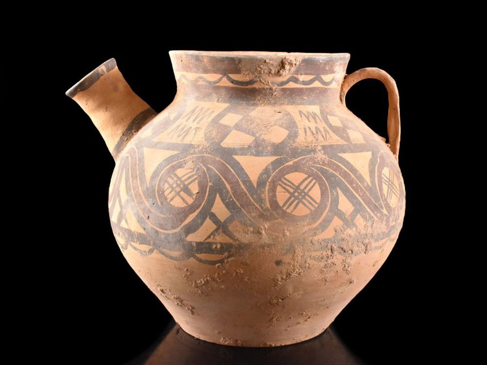 陶器大壺 中国 アンダーソン土器紀元前3000年 陶器大壺中国