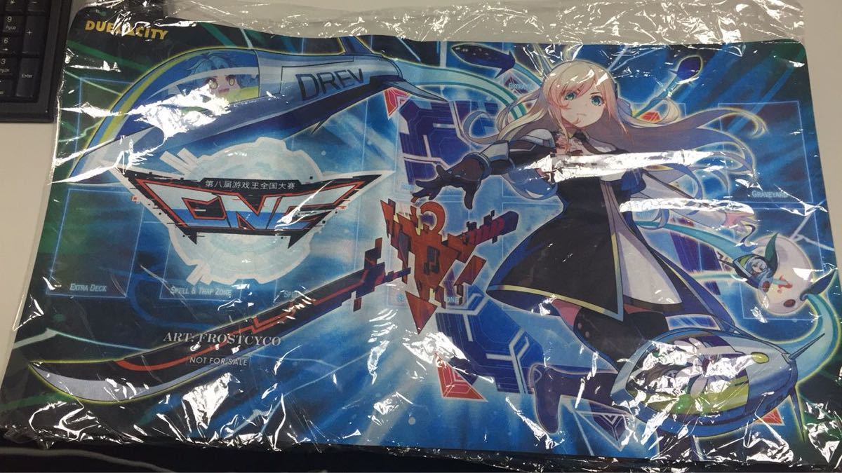 遊戯王 決闘都市 ブルーエンジェル プレイマット 遊戯王 中国大会 決闘