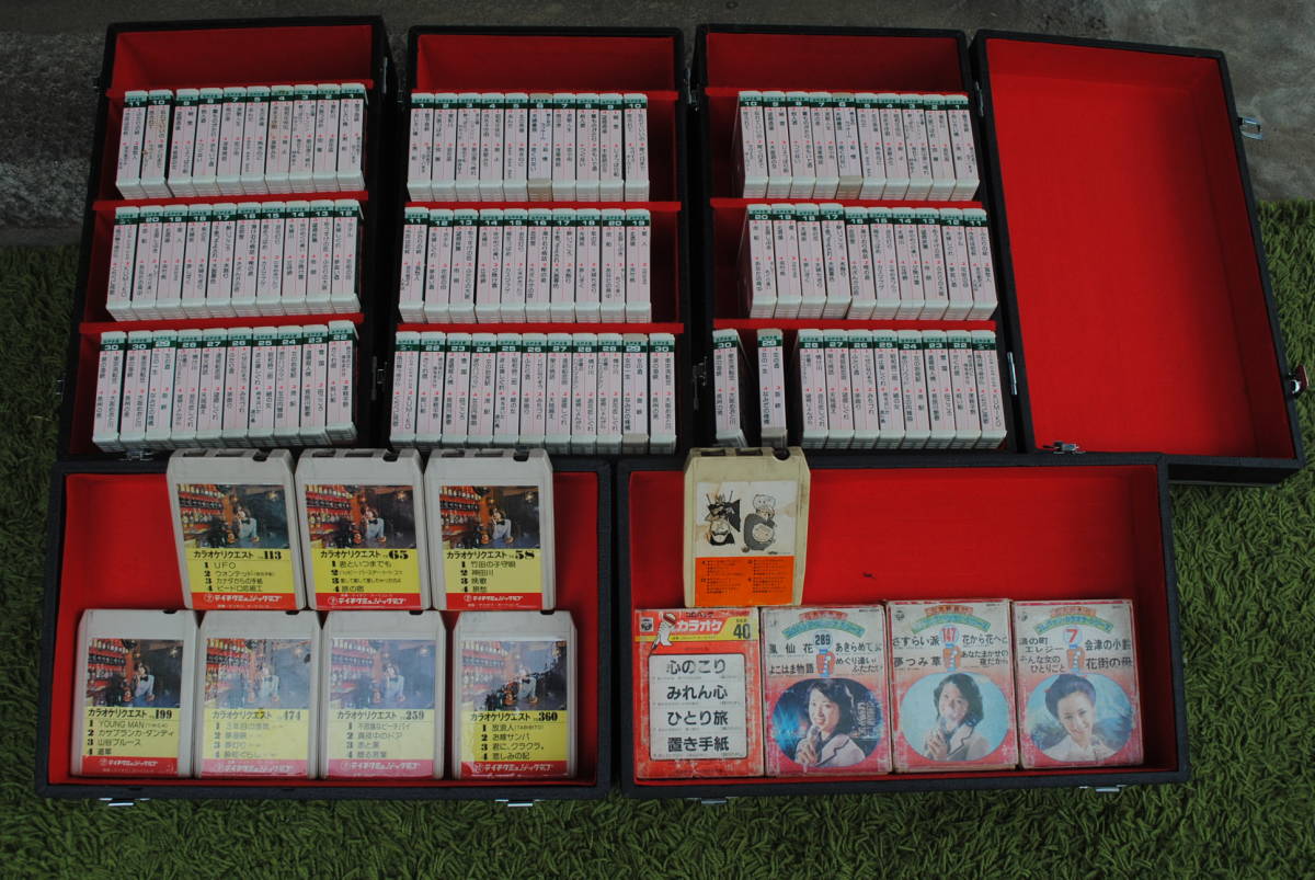 ハチトラ 8トラ カセットテープ カラオケ セット 昭和 歌謡 旧車