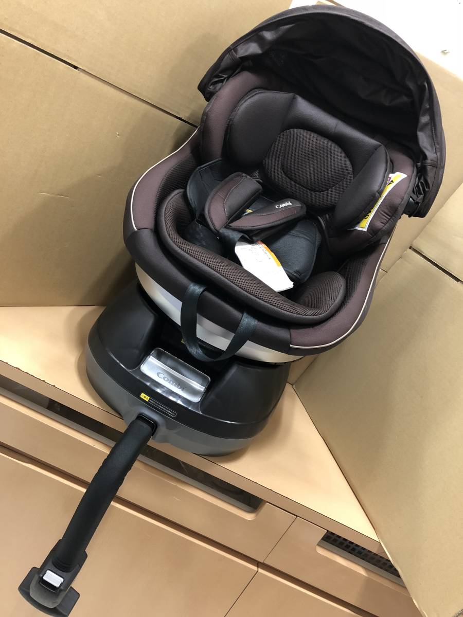 Combi 回転式チャイルドシート ネイビー 取り扱い説明書付き Combi