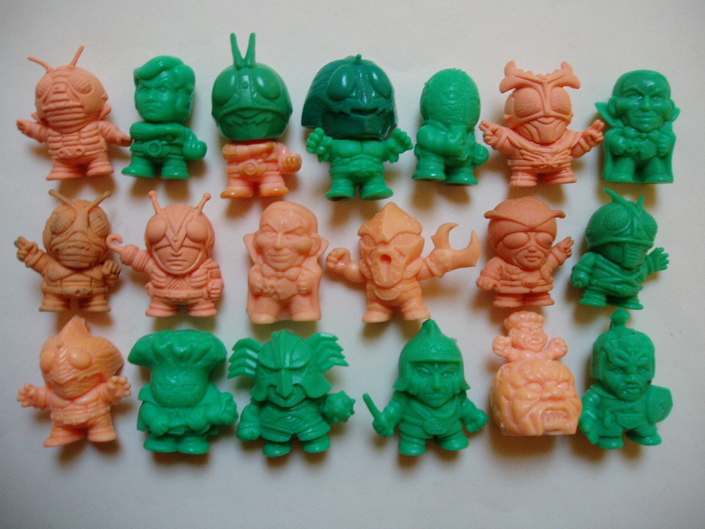 当時物】仮面ライダー倶楽部 SDライダー消しゴム 昭和レトロ まとめ 面