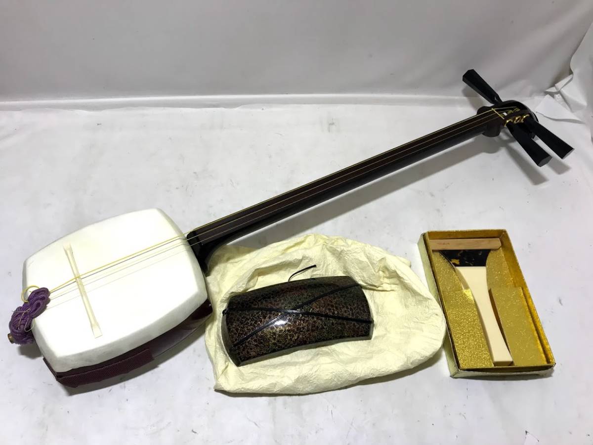 津軽三味線 鼈甲撥 極上 天然素材 バチ 和楽器 民謡アンティーク重さ