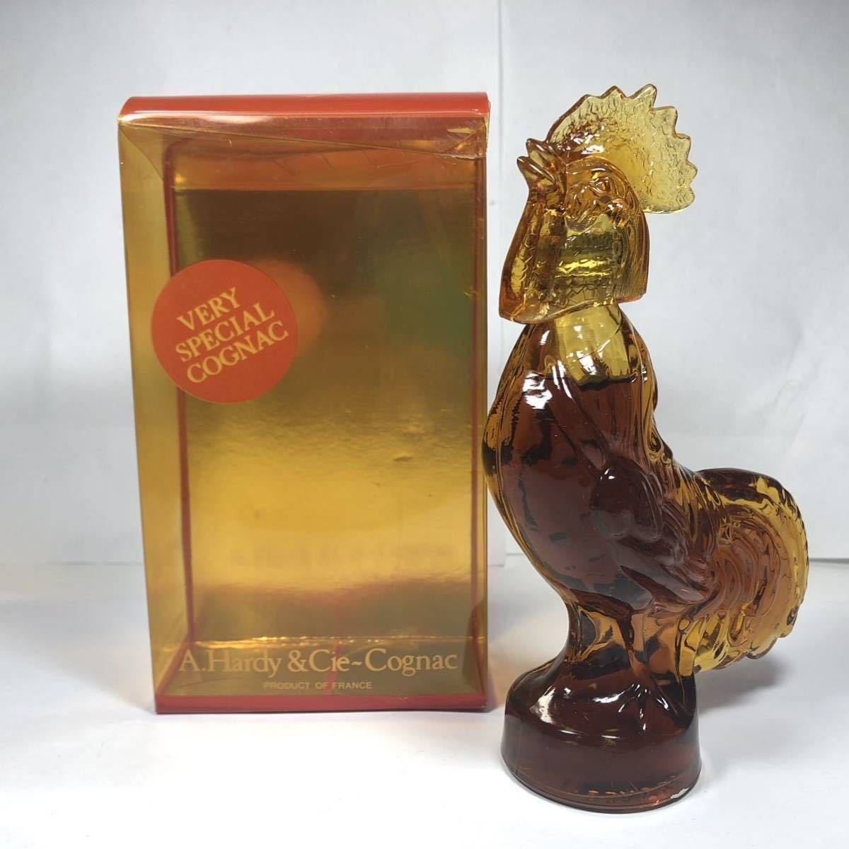 古酒 A.HARDY COGNAC ニワトリ 金陶器 750ml 40% 箱入 古酒 A.HARDY