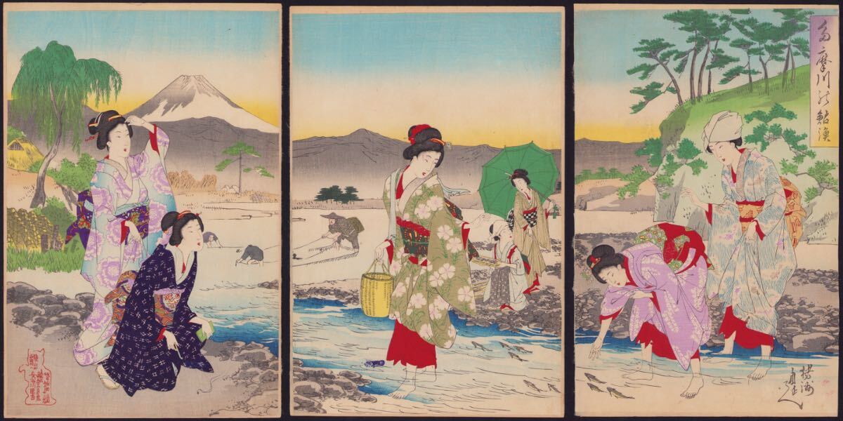 徳川慶喜 小林清親『教導立志基』幕末志士 明治維新 浮世絵 木版画 日本画