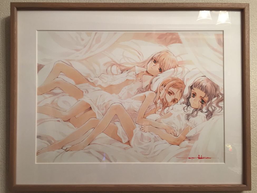 大槍葦人 直筆サイン入り複製原画 リトルウィッチ