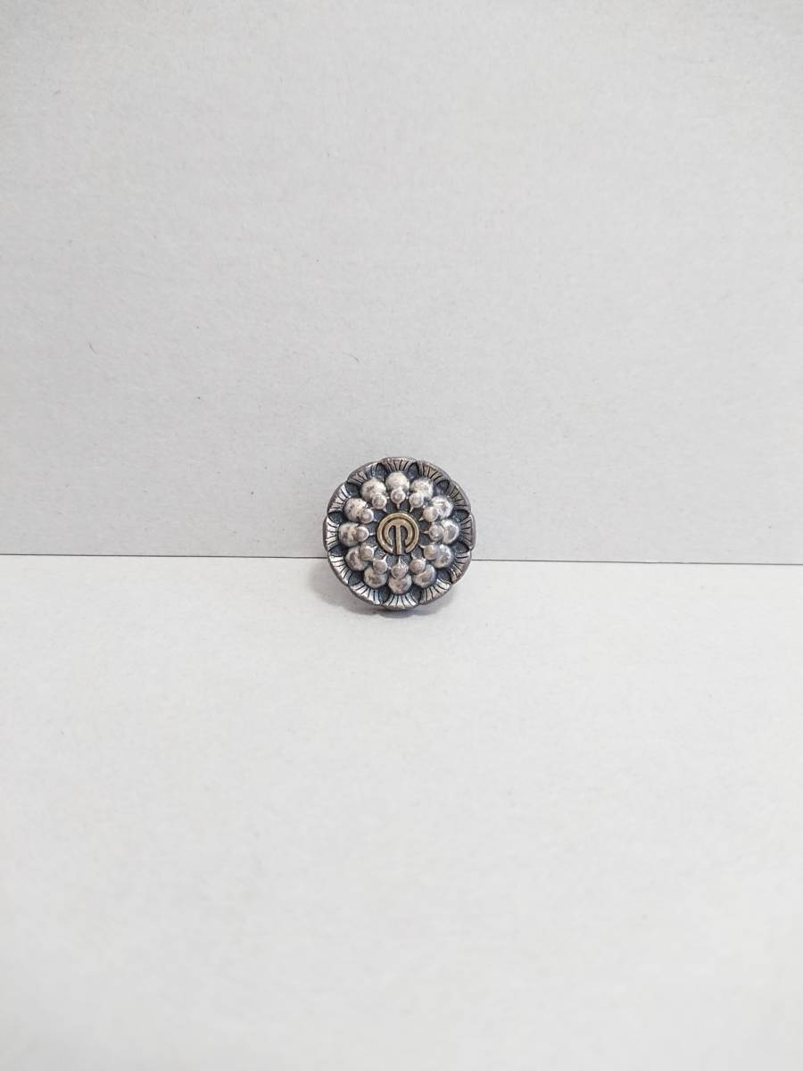 □戦前1930年代 美品！純銀製 滋賀県三等局長会 局長章バッジ