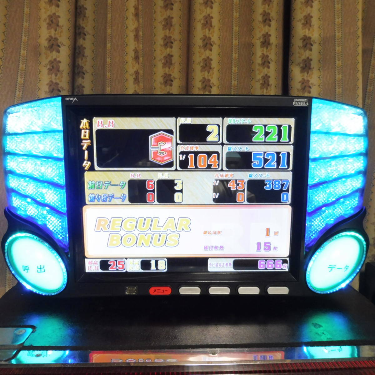 データカウンター ビッグウォーズパネラ スロット用 家庭用電源対応