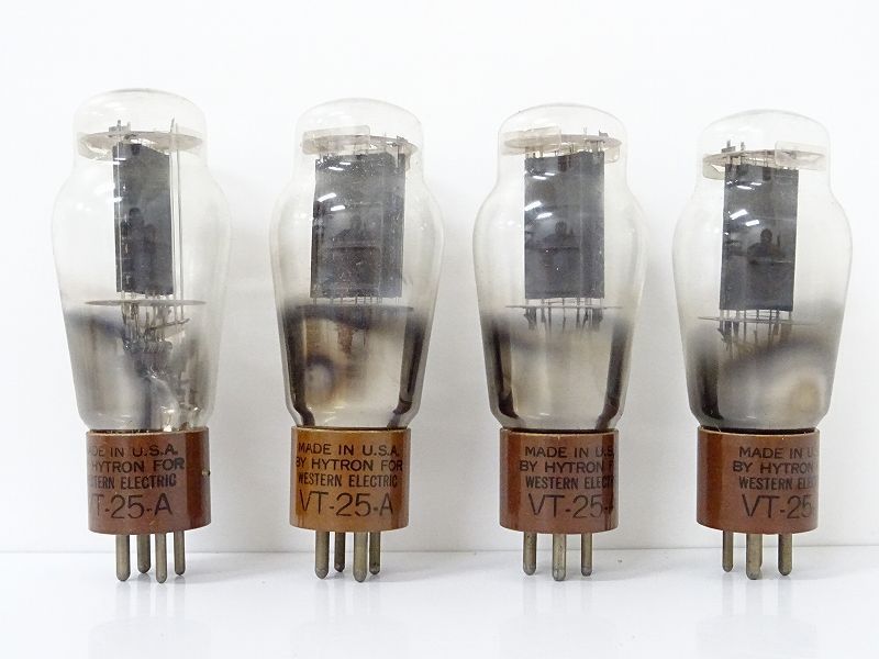 真空管 VT-25A 4本 中古品 真空管 VT-25A 4本 中古品 Yahoo