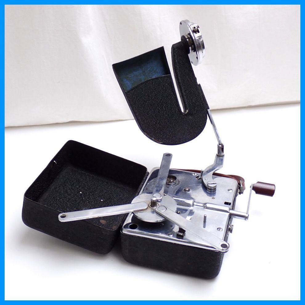 携帯型 蓄音機 小型 Mikky PHONE ミッキーフォン ポータブル蓄音機