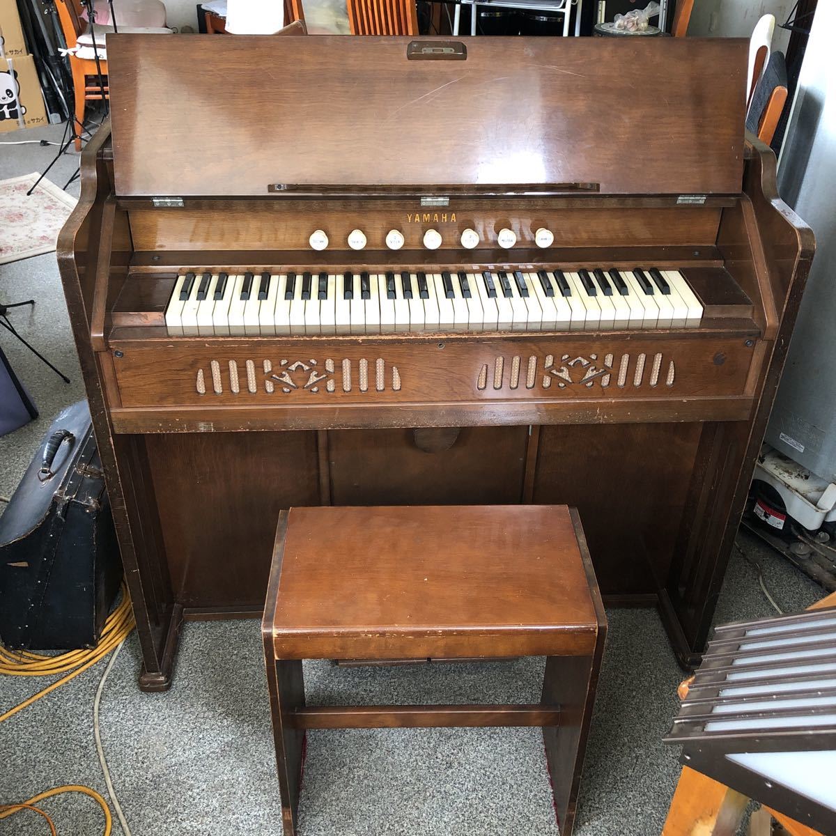 YAMAHA 足踏み7ストップオルガン