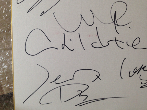 Mr.Children 桜井和寿田原健一初期頃サイン