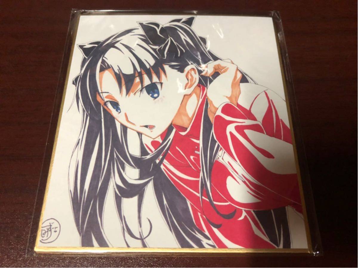 色紙 Fate stay night Unlimited Blade Works Fate stay night