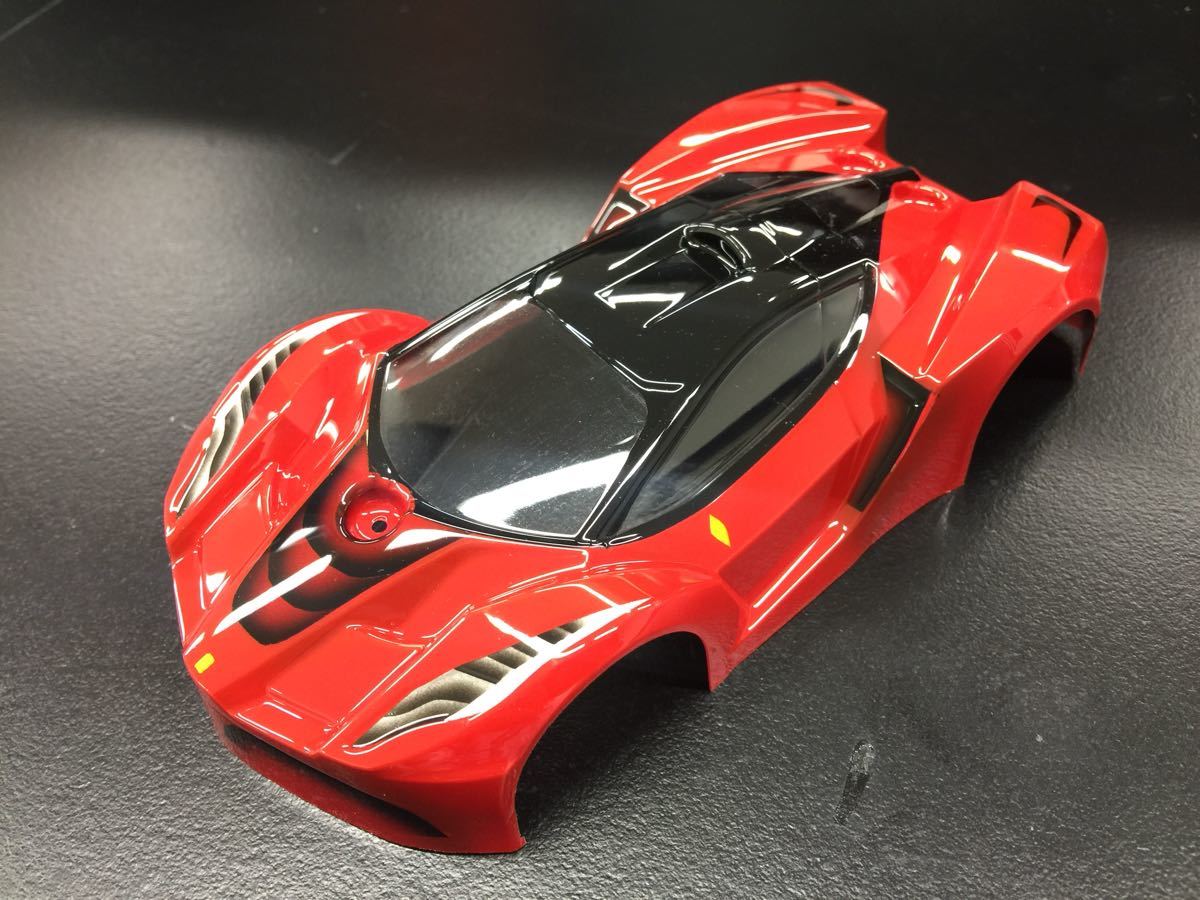 ミニ四駆・塗装済みボディ】マッドレイザー／レッド＆ブラック