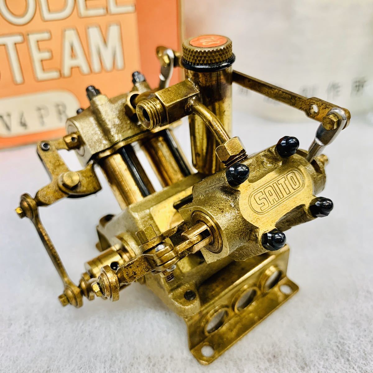 斎藤製作所 スチームエンジン T2DR 蒸気機関