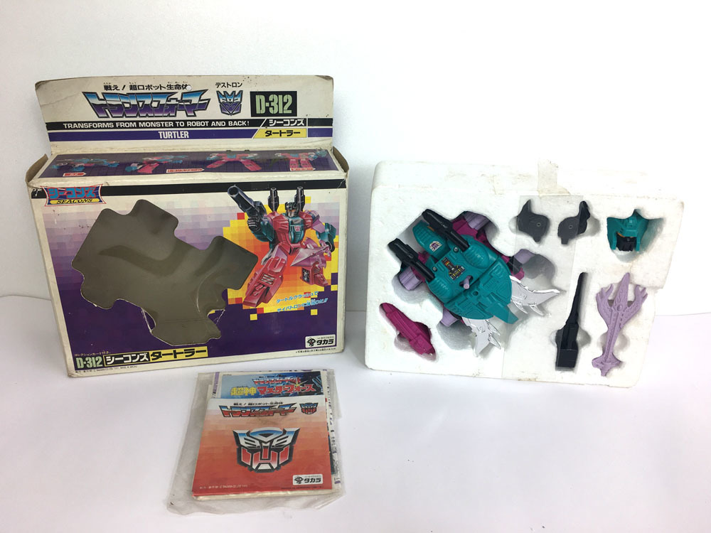 旧タカラ トランスフォーマー D-312 シーコンズ タートラー